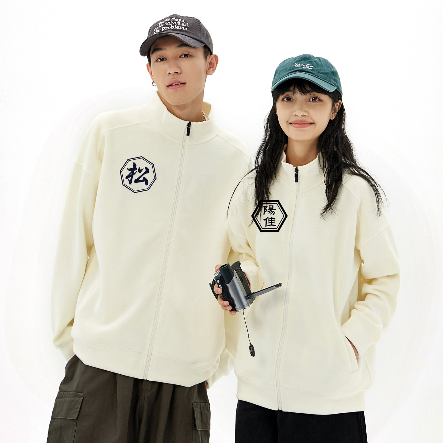 NEW ARRIVAL!商店風-秋冬大活躍!☆アウトドア·登山·釣り名前入ジャケット ユニセックス - Fallook