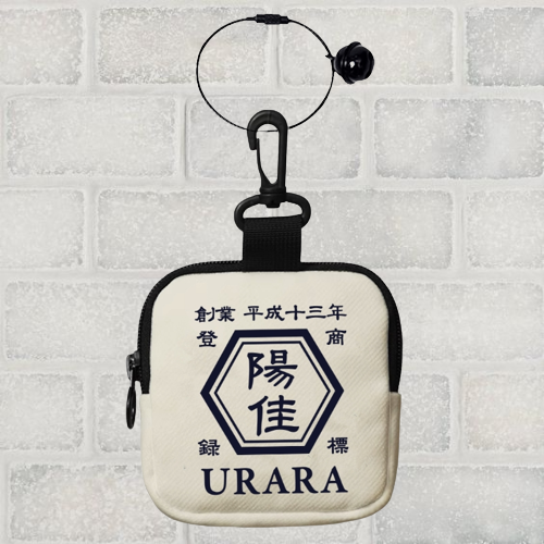 名前入り☆商店風☆小銭収納バッグ キーホルダー - Fallook