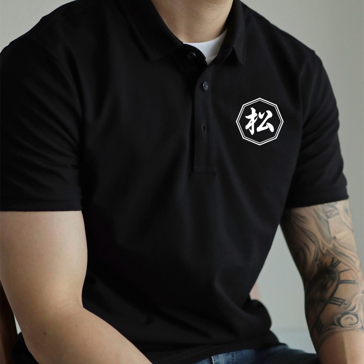 商店風-ポロシャツ 名入れ おしゃれポロシャツ Polo - Fallook