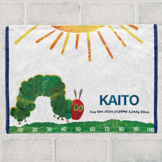 絵本テイストが大人気です!名前入りの絵本柄ブランケットです|太陽 - Fallook