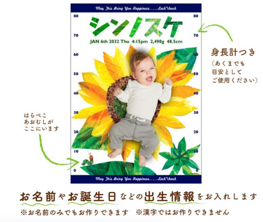 絵本テイストが大人気です!名前入りの絵本柄ブランケットです|ひまわりです - Fallook