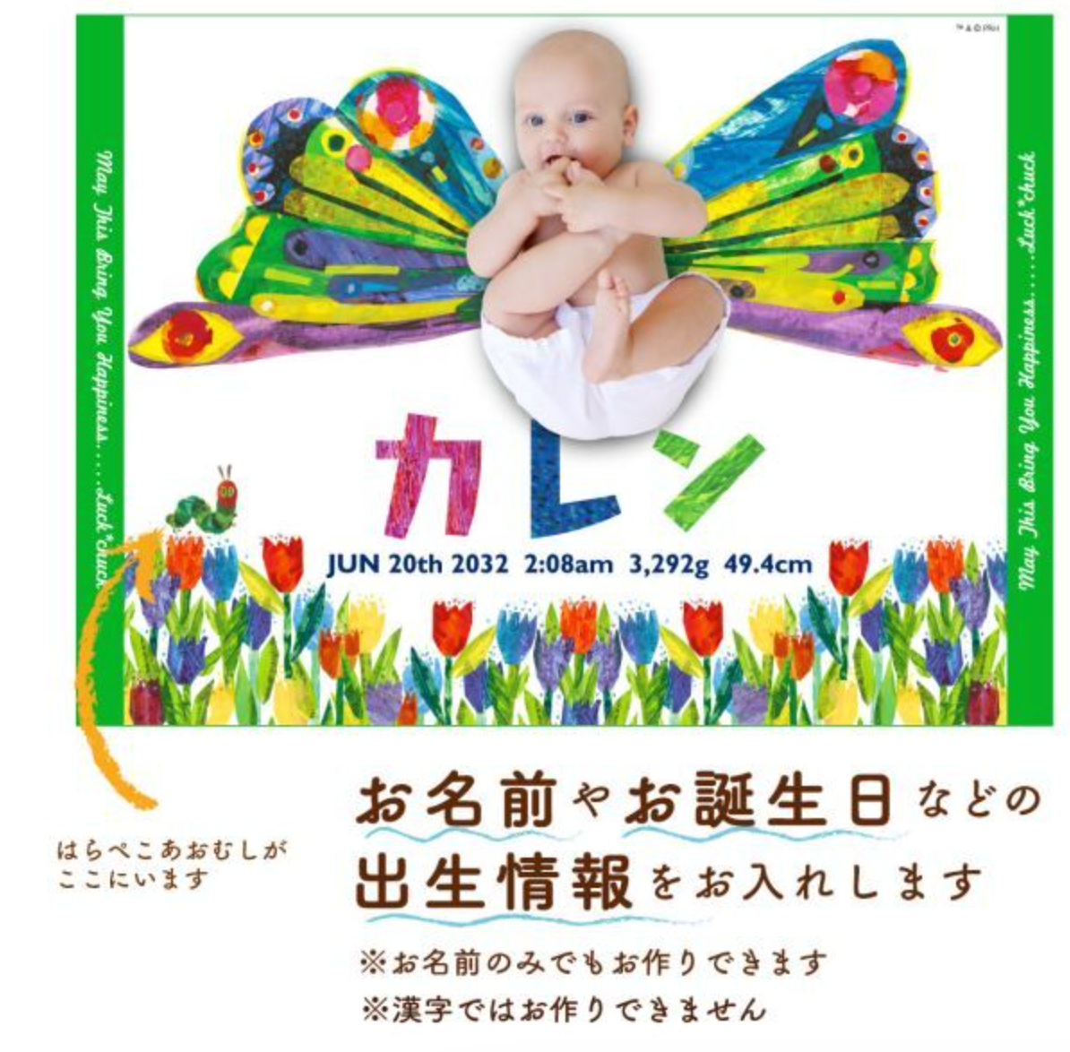 絵本テイストが大人気です!名前入りの絵本柄ブランケットです|トンボです - Fallook