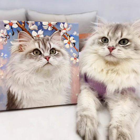 ペット写真オーダー油絵♪ | ペットイラスト | ペット似顔絵 | 犬 猫 うちの子