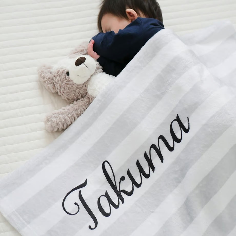 Floral pattern 🌸 Baby gift name blanket for boys, girls, babies, children, celebration gifts, birthday gifts 12