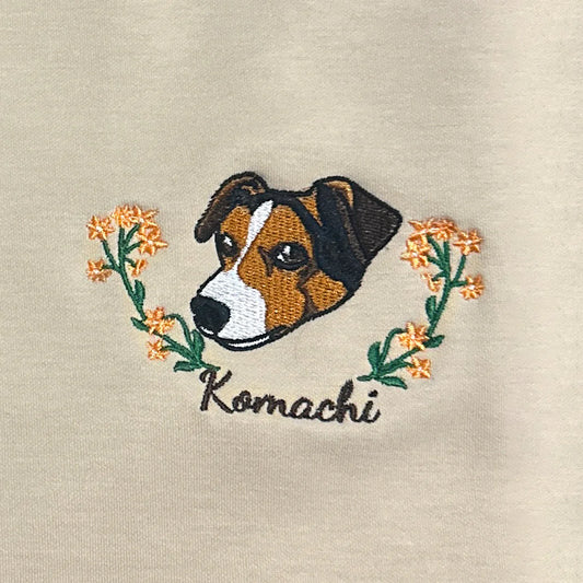 New Arrival! 刺繡です 写真オーダーメイドTシャツ 愛犬・愛猫ペット - Fallook