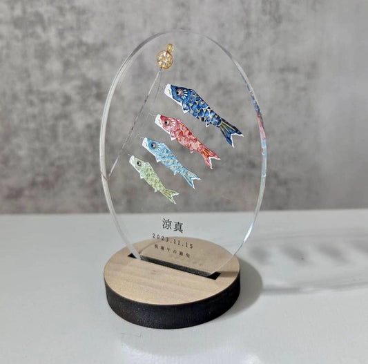 【アクリル名前札】お正月|ひな祭り|命名書|ひな祭り アクリル  コンパクト おしゃれ 初節句 お祝い  出産祝い ひなまつり 飾り かわいい 今どき fu-ga