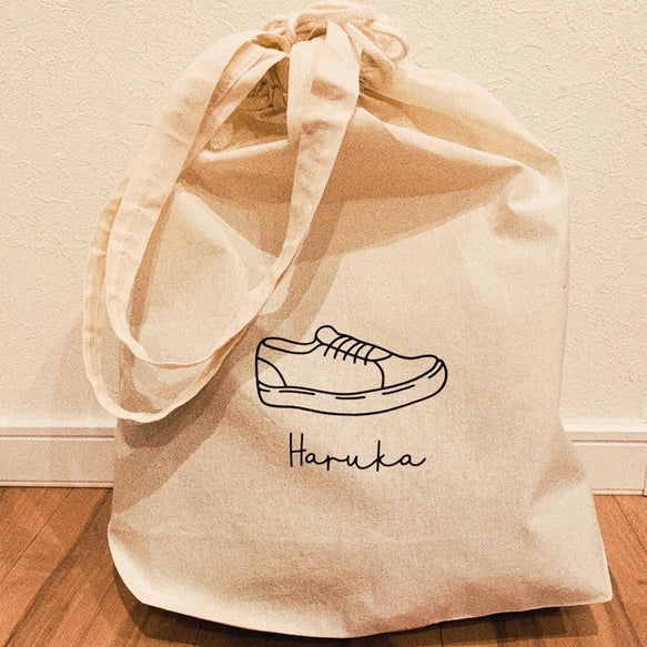 名入れ♪部活巾着♪ 卒部記念品 バッグ プレゼント サッカー部 シューズバッグ 靴 - Fallook