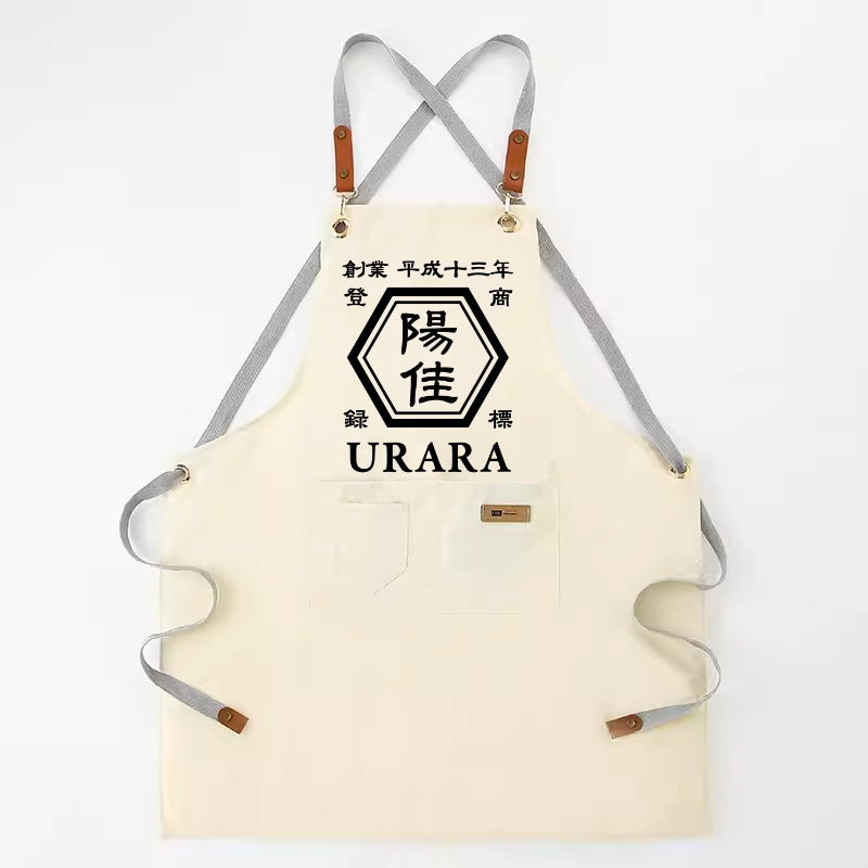 商店風-エプロン♪前掛け ポケット付き 多色 - Fallook