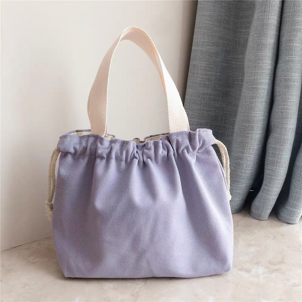 NEW ARRIVAL! トートバッグ エコバッグ レディース キャンバス コットン 巾着 手提げ·通勤通学 お買い物 お弁当 ☆商店風☆ (Copy) - Fallook