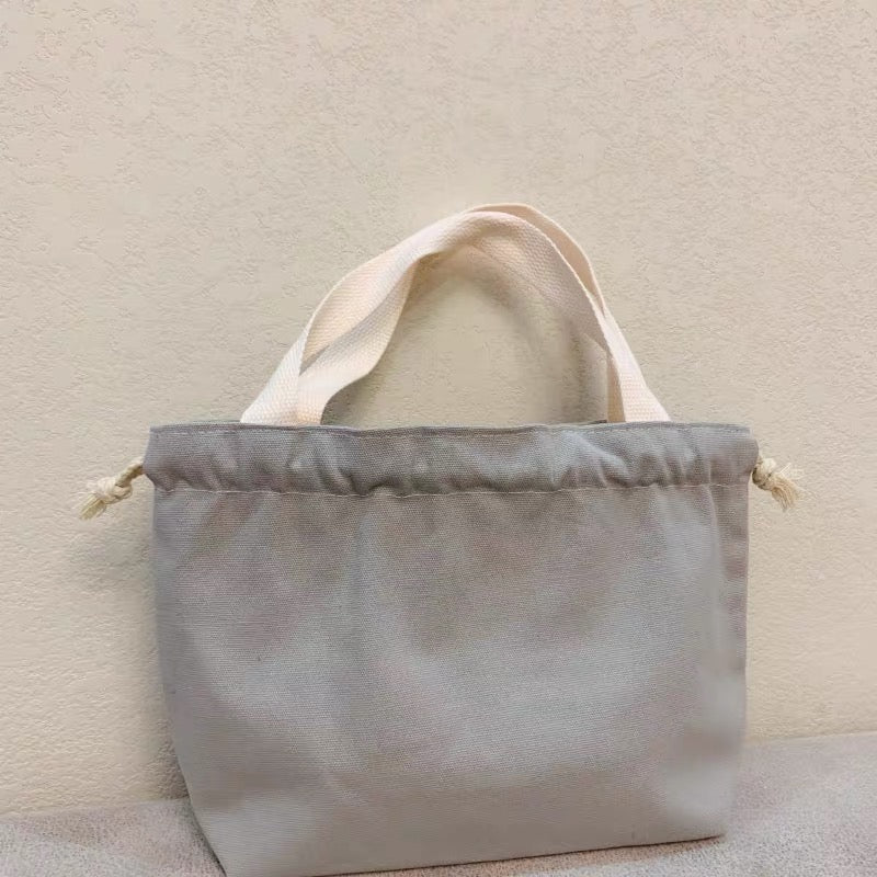 NEW ARRIVAL! トートバッグ エコバッグ レディース キャンバス コットン 巾着 手提げ·通勤通学 お買い物 お弁当 ☆商店風☆ (Copy) - Fallook