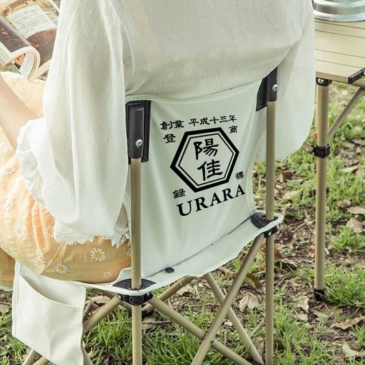 アウトドア用のロゴ入りパイプ椅子をカスタマイズしました·両面印刷 - Fallook