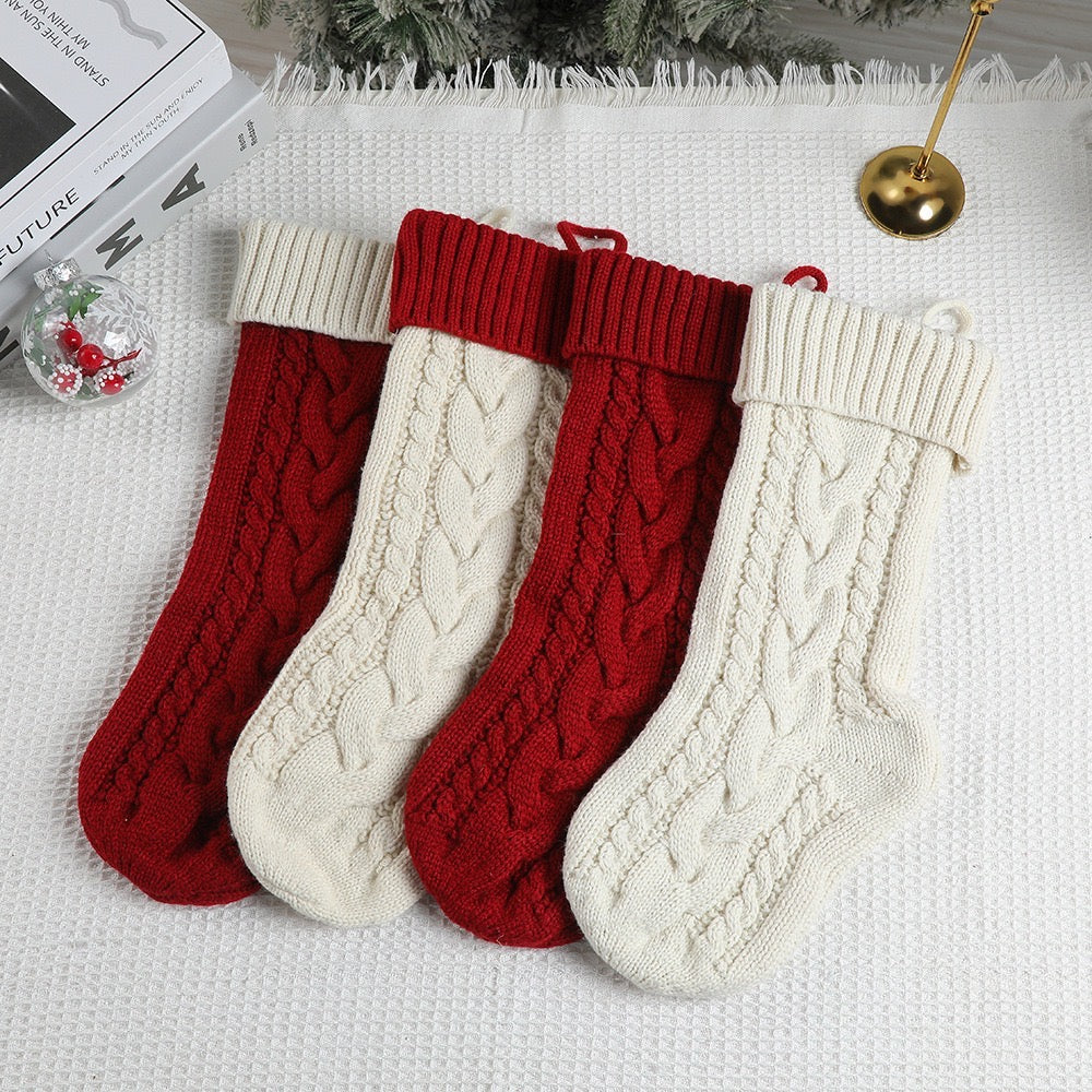 New Arrival!クリスマスを迎えます🎄2024 刺繍クリスマスストッキング 骨型 - Fallook