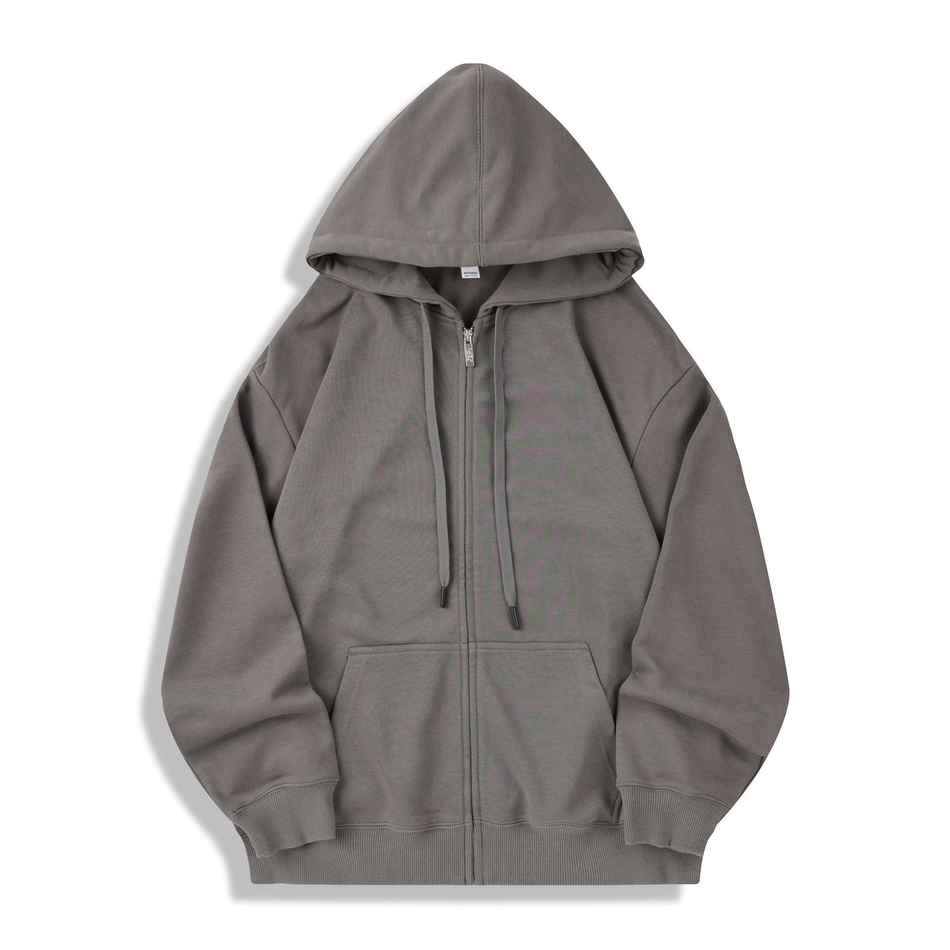 NEW ARRIVAL!商店風-秋冬大活躍!☆名前入ジッパーフード付きスウェットシャツ - Fallook