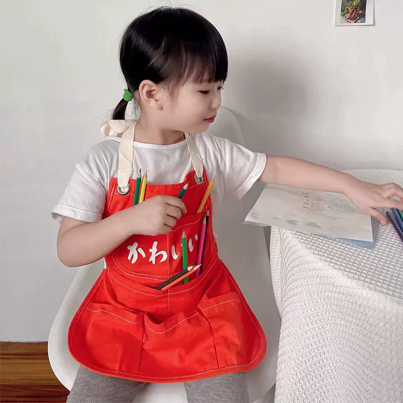子供用エプロンをカスタマイズします【お子様の名前入り】 - Fallook