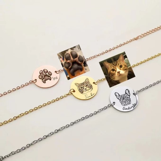 【愛犬の顔で作る世界に一つの犬ペンダント】 オーダーメイド ペンダント - Fallook