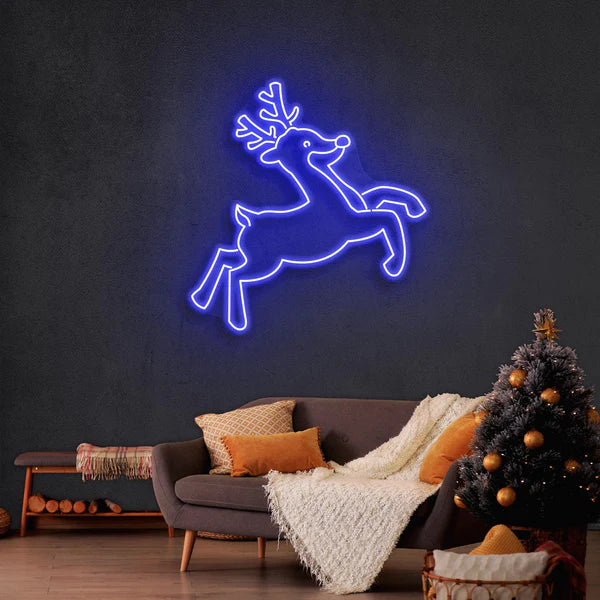 クリスマス鹿のネオンサイン · クリスマスのネオンサイン · 部屋 ネオン ライト - Fallook