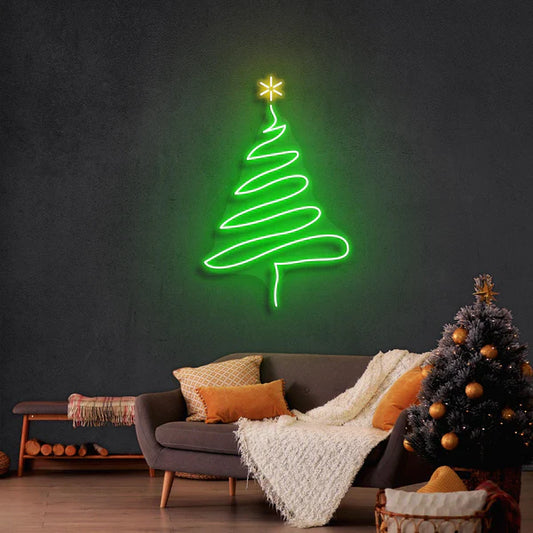クリスマスツリーのネオンサイン · クリスマスのネオンサイン · 部屋 ネオン ライト - Fallook