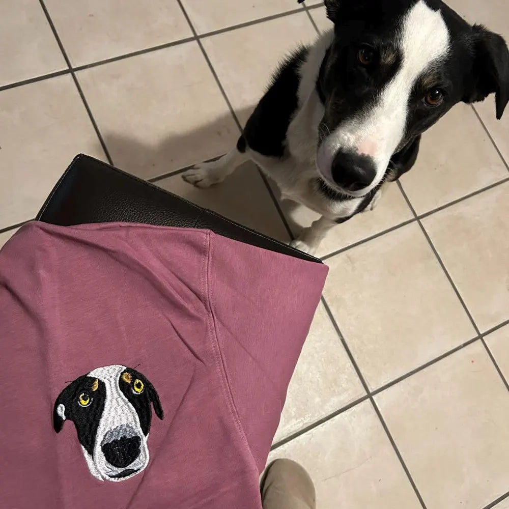 ❤️カスタム刺繍のペットのスウェットシャツサンタ帽を追加します - Fallook