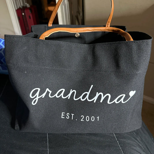 NEW ARRIVAL! オーダーメイド母の日ママ/おばあちゃんバッグです 大容量