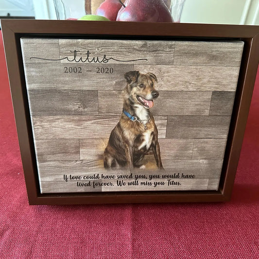 ❗️ペットの思い出の肖像画をカスタマイズしたフォトキャンバス