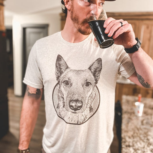 犬·猫 ペットの写真 アバター を入れたカスタマイズされた Tシャツ 大きなアバター 大きなアバター - Fallook