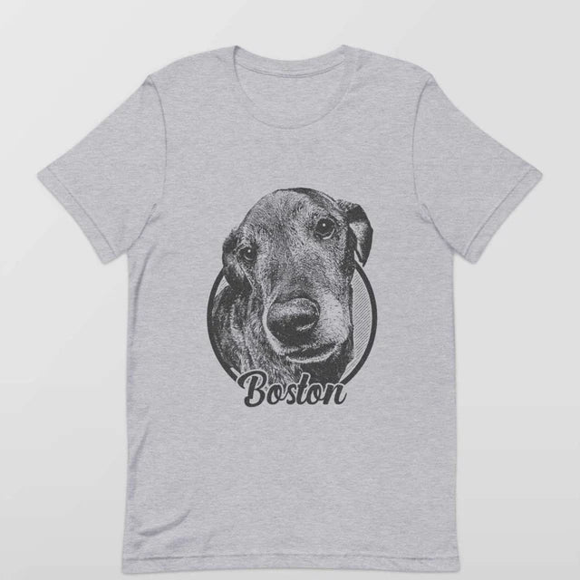 犬·猫 ペットの写真 アバター を入れたカスタマイズされた Tシャツ 大きなアバター 大きなアバター - Fallook