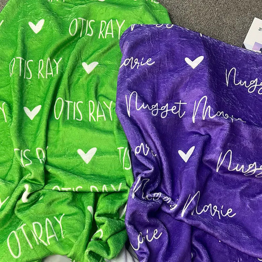 出産祝い ハートの名前のついた毛布ですー 子供 お祝い ギフト 誕生日プレゼント - Fallook