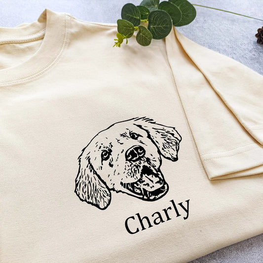 New Arrival! 印刷します 写真オーダーメイドTシャツ 愛犬・愛猫ペット - Fallook