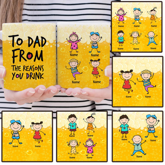 To Dad From The Reason マグカップカスタマイズ