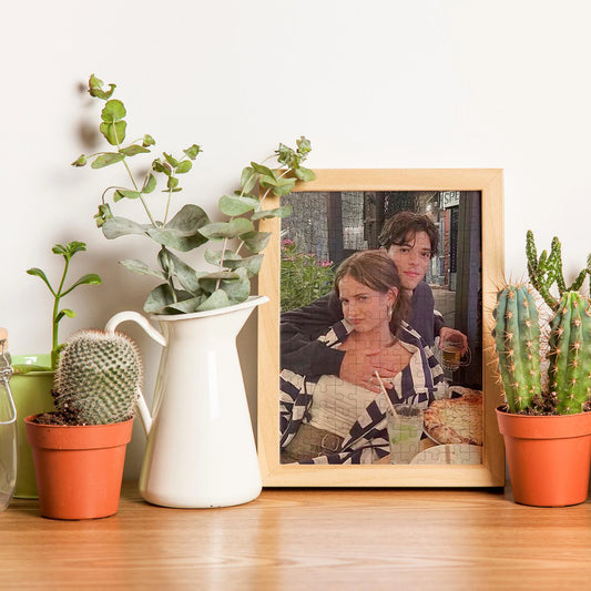 写真 木製パズルをカスタマイズします