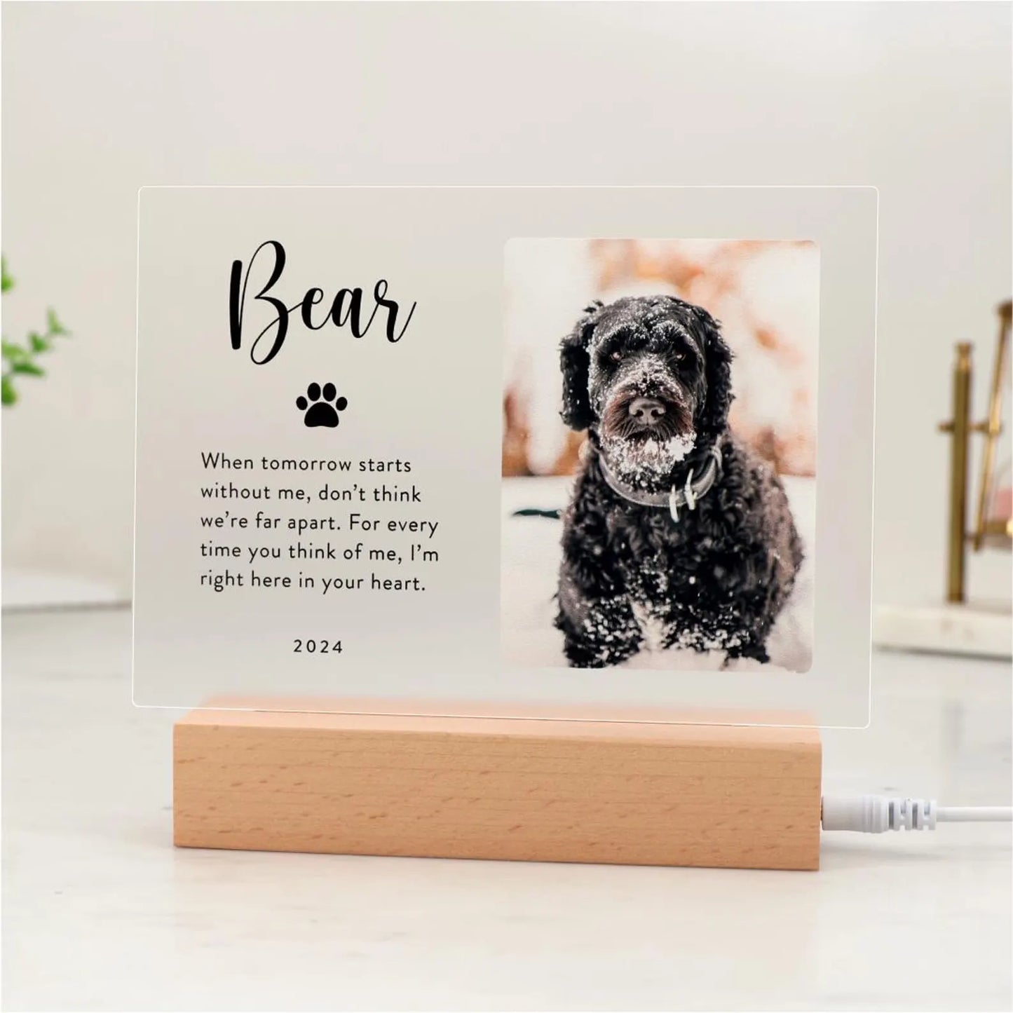 Personalized birth flower Accessory storage box♬ Fashionable