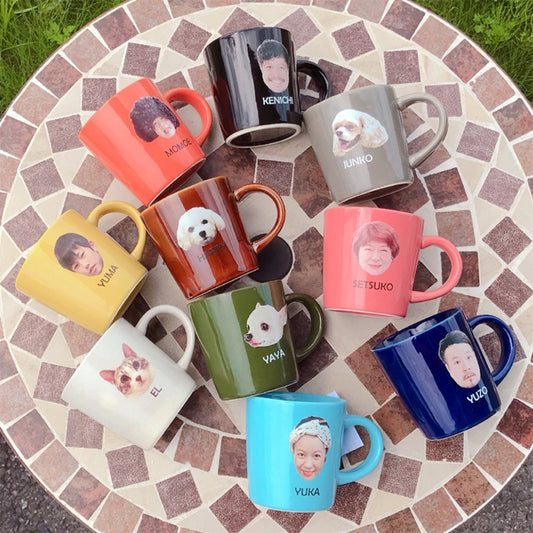 ONE FACE リアル写真マグカップ 全10カラー