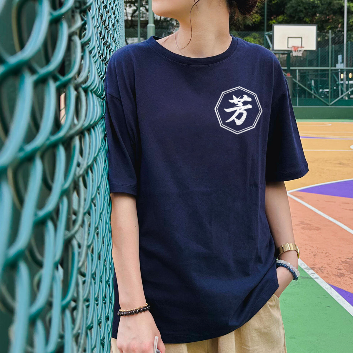 商店風-家族みんなで!商店Tシャツメンズサイズ - Fallook