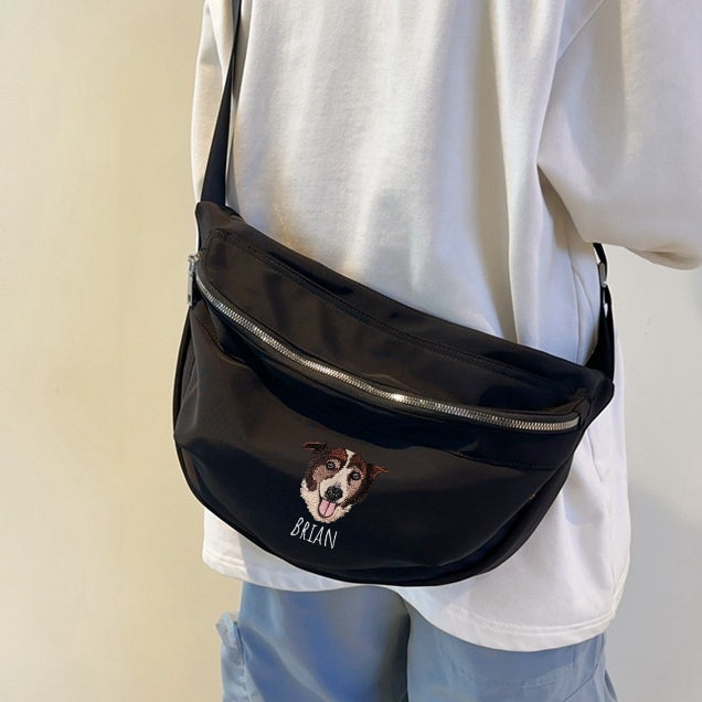 【うちの子刺繍バッグ】愛犬・愛猫写真から作る、リアル刺繍クロスボディバッグ