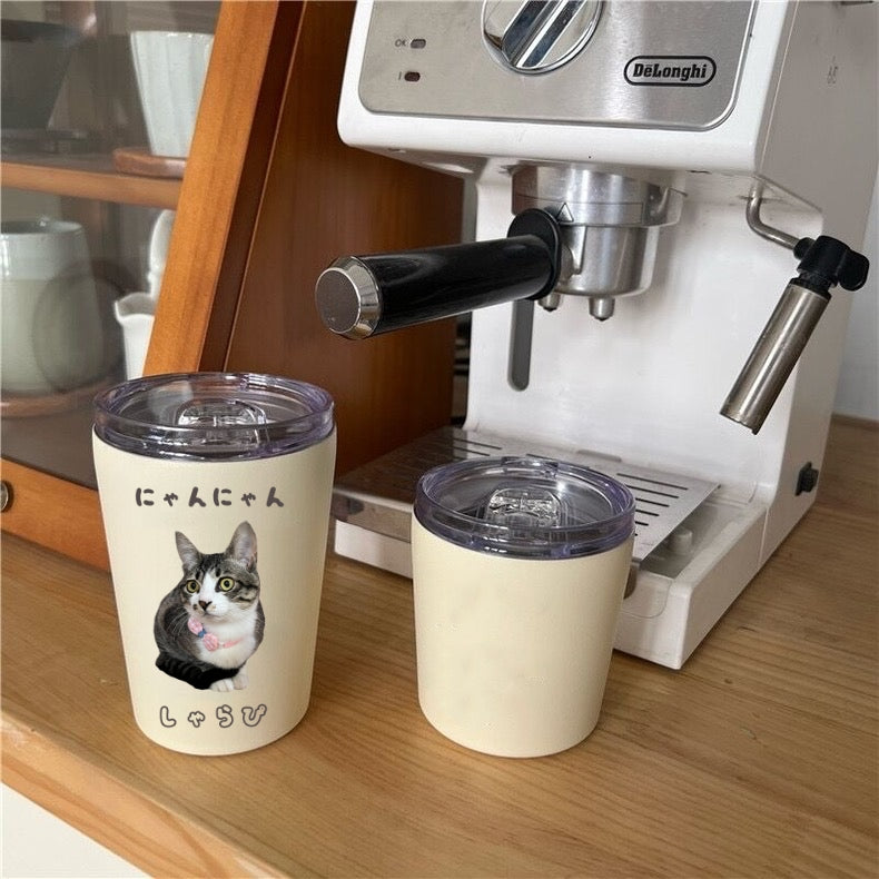 うちの子デザイン♡オリジナルタンブラー（ステンレスサーモ） ♥プレゼントに♥犬　猫　うさぎOK - Fallook