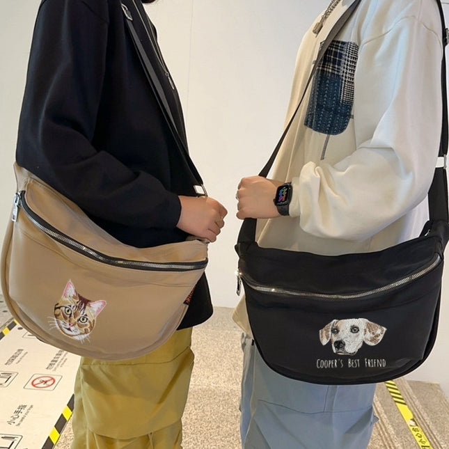 【うちの子刺繍バッグ】愛犬・愛猫写真から作る、リアル刺繍クロスボディバッグ