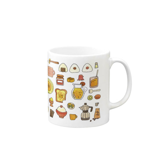 クリエイティブなデザインのマグカップ☆朝ごはん - Fallook