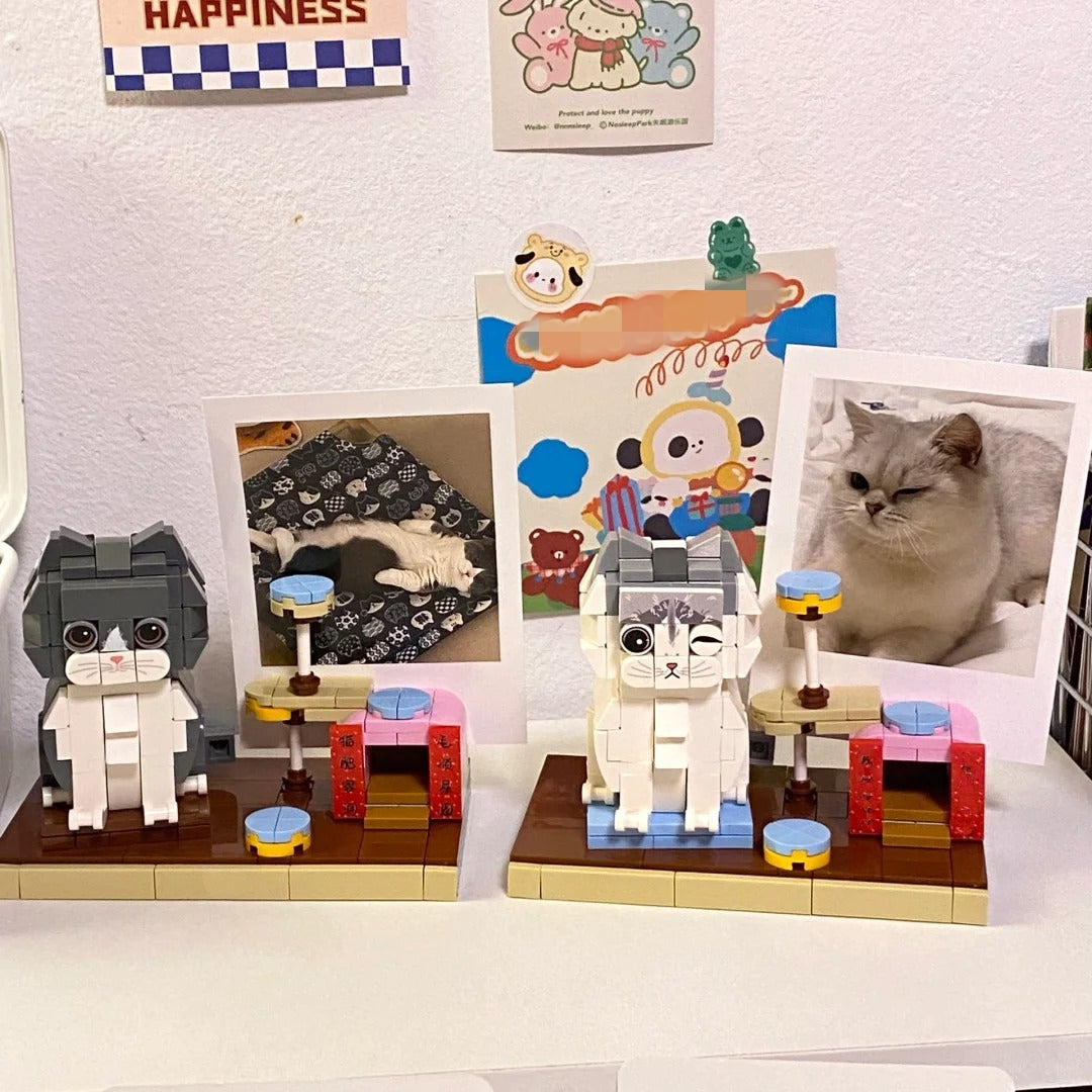 1人/匹 カスタムペット粒子ブロックフィギュア - Fallook