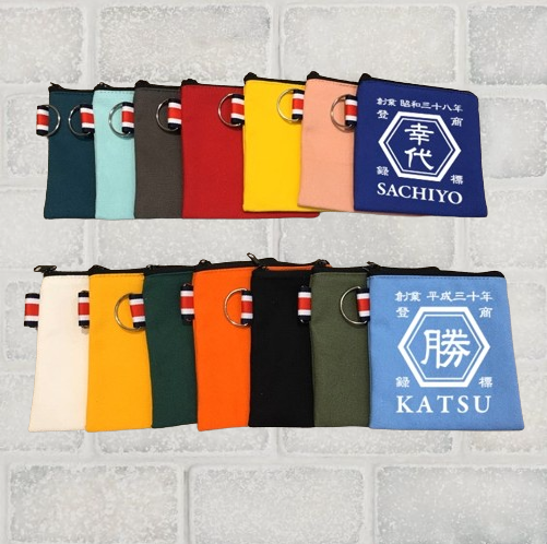 名前入り☆商店風☆小銭収納バッグ 四角 - Fallook