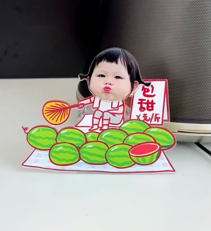 🐶🐱 ペット2匹/2人印刷•カスタマイズペット｜キャラクター首振りアクリルスタンド - Fallook