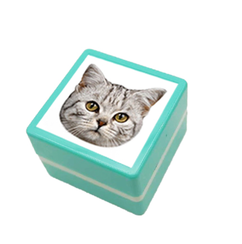 ペット写真スタンプ ペットの写真をスタンプに加工 (画像) 直径30mm四角内での制作です カスタム画像 - Fallook