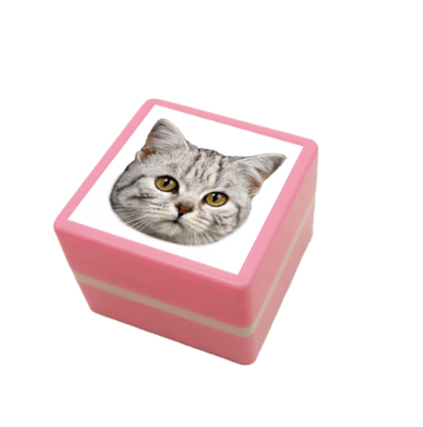 ペット写真スタンプ ペットの写真をスタンプに加工 (画像) 直径30mm四角内での制作です カスタム画像 - Fallook