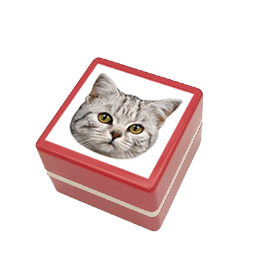 ペット写真スタンプ ペットの写真をスタンプに加工 (画像) 直径30mm四角内での制作です カスタム画像 - Fallook