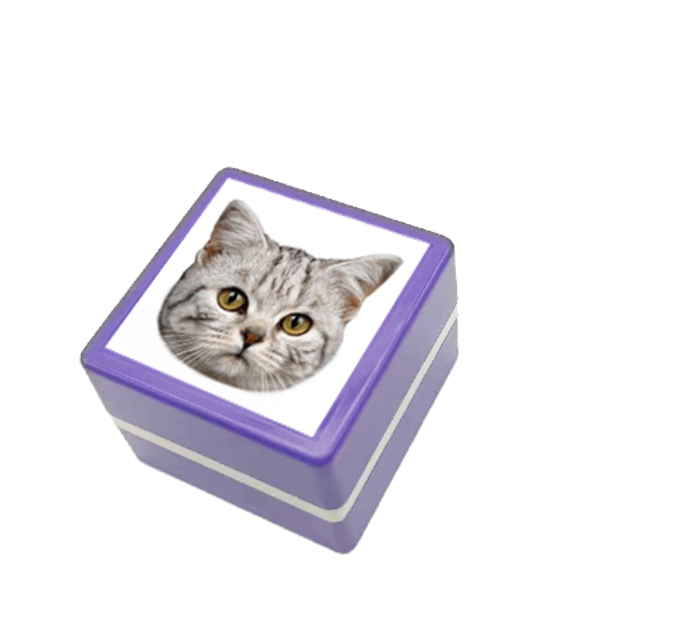 ペット写真スタンプ ペットの写真をスタンプに加工 (画像) 直径30mm四角内での制作です カスタム画像 - Fallook