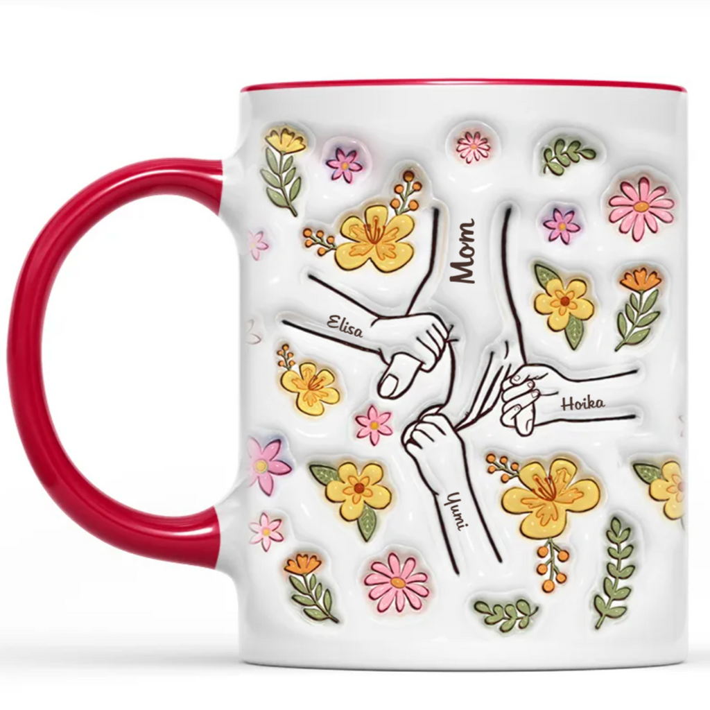 ファミリーの個人用カスタム3Dインフレータブル効果プリントアクセントマグ - Fallook