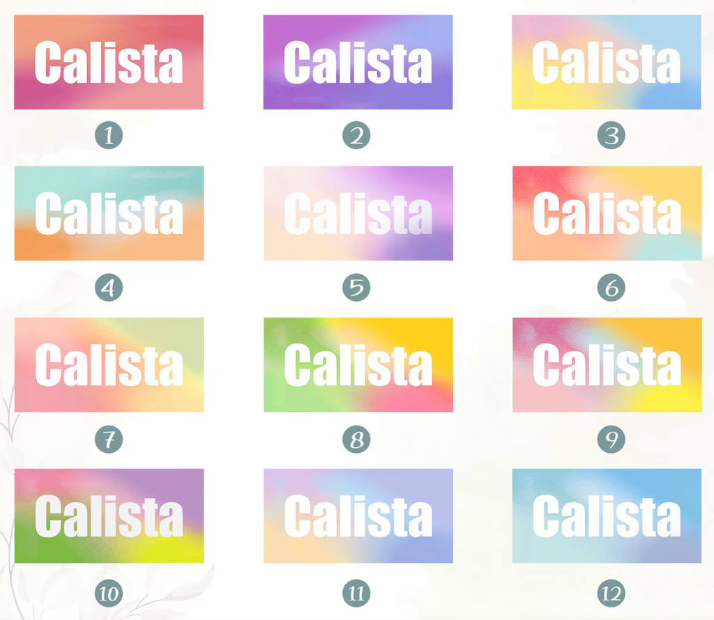 オリジナル名前入りビーチタオル ♪ グラデーションが多くなります - Fallook