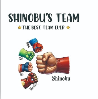 子供たちの手を握るパーソナライズされたお父さんマグツール アニメシリーズ - Fallook