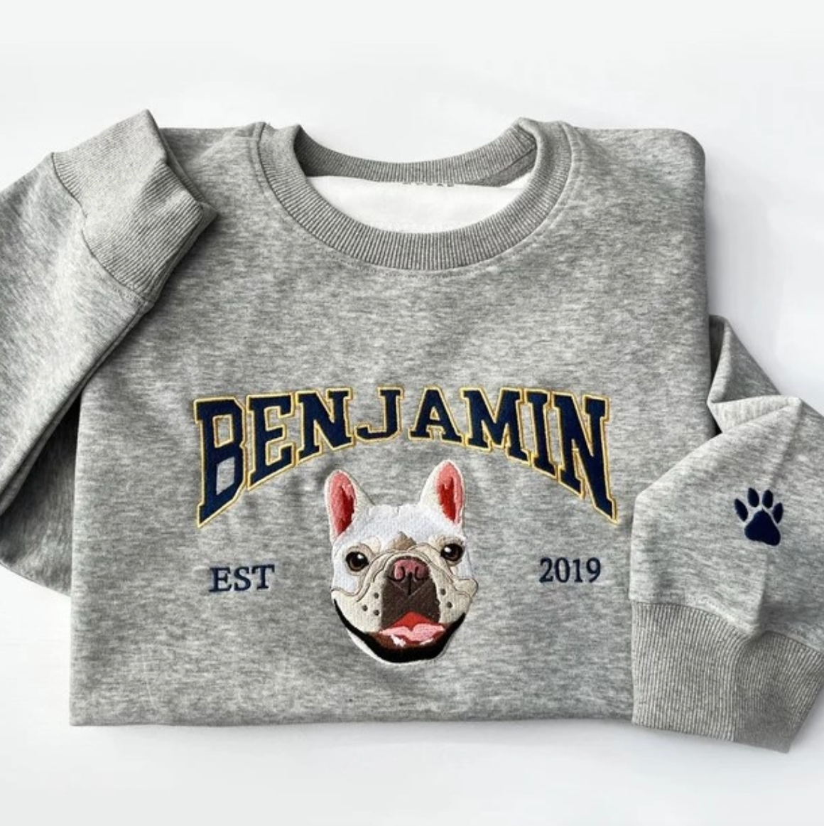 ❤️カスタマイズペット写真トレーナー 繊細な刺繡