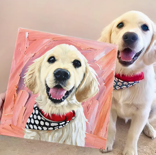 ペット写真オーダー油絵♪ | ペットイラスト | ペット似顔絵 | 犬 猫 うちの子