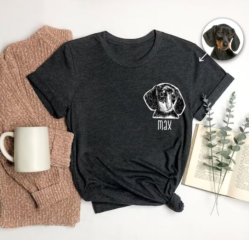 印絵 愛犬・愛猫ペット  写真オーダーメイドＴシャツ